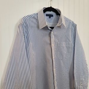 Tommy Hilfiger striped button down, 16.5/32-33